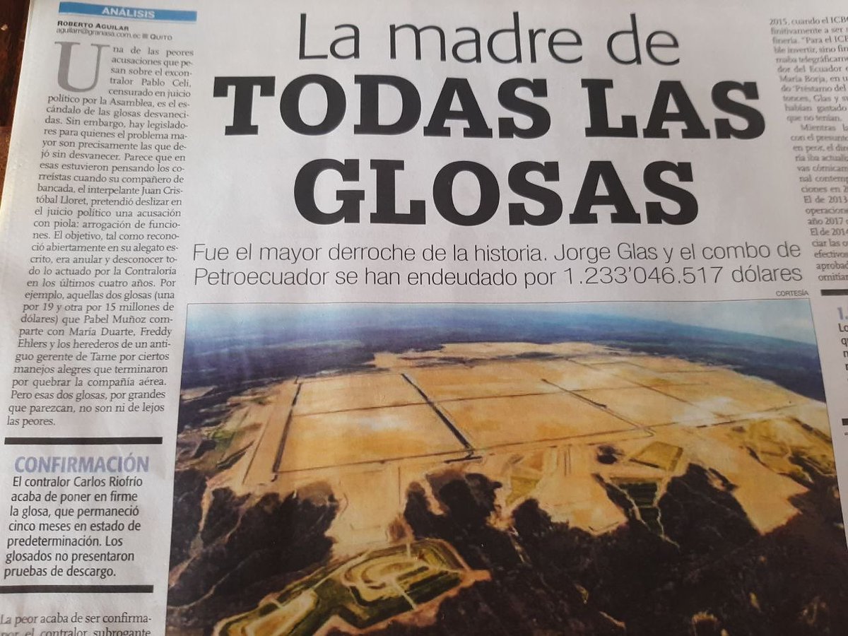 MashiRafael's tweet photo. Por odio no les importa destruir la Patria
Ecuador, con producción de 550.000 bpd tiene capacidad de refinación de 160.000 bpd
Corea del Sur, SIN UNA SOLA GOTA de petróleo, tiene más de 2 millones bpd
Tendrían que glosar a los que dolosamente detuvieron el proyecto
Sinverguenzas! https://t.co/TrLyKKYMt5