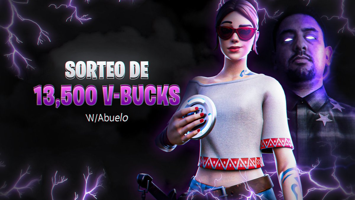 _YolaMartinez's tweet photo. Sorteo de 13,500 vBuck!! 💲
✨REQUISITOS✨
⚠️-Seguirme @_YolaMartinez 
⚠️ Seguir @abuelo_fb 
⚠️-Dar Like ✅ y Retweet ♻️
⚠️-Etiquetar a 3 de tus amigos
❗️Termina el 3 de Septiembre https://t.co/5TpIG86geG