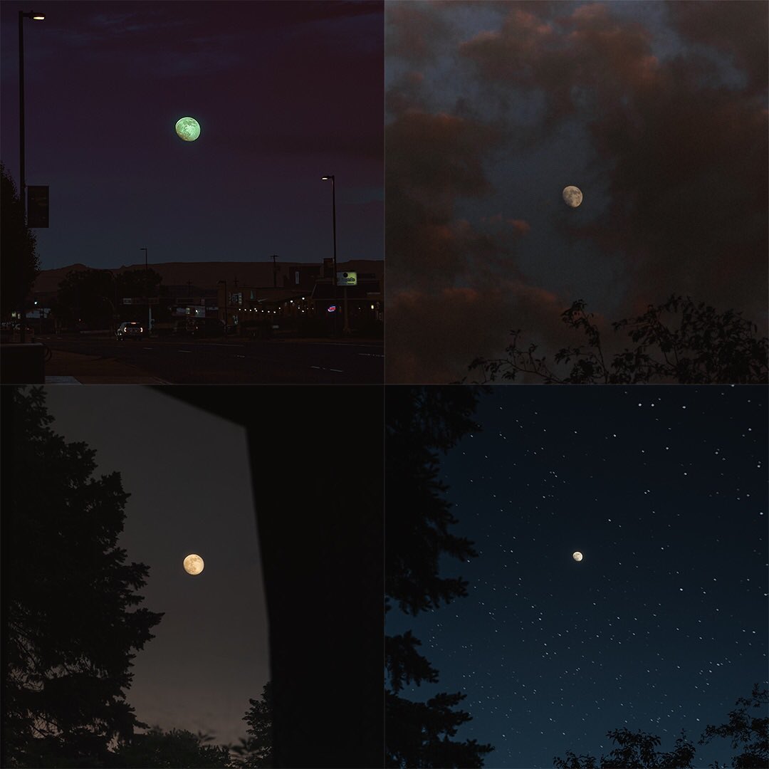 bobbysymz's tweet photo. my favorite moon photos i’ve taken this summer https://t.co/qFWSPhhFsp