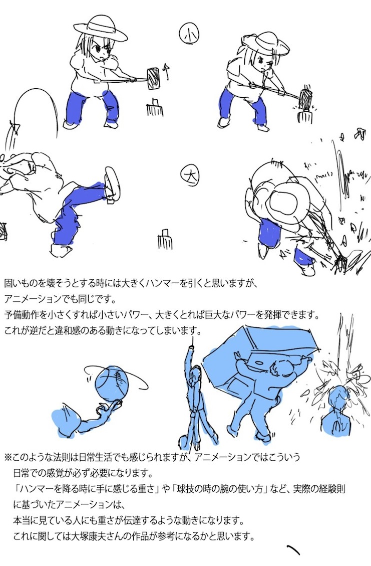 何かアクションを起こす前は間に力をタメる絵を入れると自然な動きに見えます 絵 セーガン004の漫画 何かアクションを起こす前は間に力をタメる絵を入れると自然な動きに見えます 絵 セーガン004の漫画