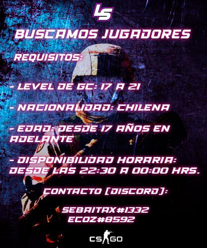 LightSpeedEspo2's tweet photo. #BúsquedaEsports @BusquedaEsports #CSGO #CSGOCHILE @GamersClubCS https://t.co/8vTrtzaCI9