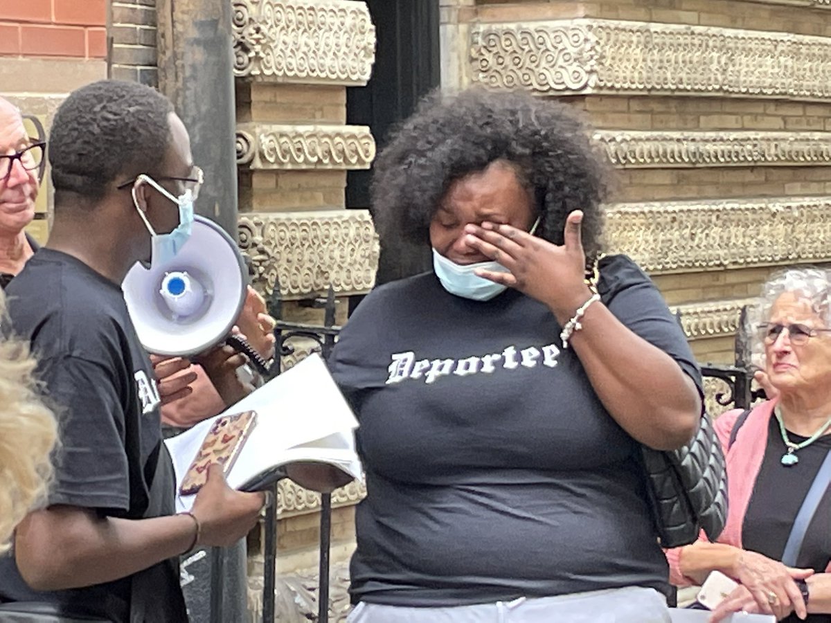 MackyAlston's tweet photo. We will not test until we get humanitarian parole for @JeanMontrevil #BringJeanHome @judsonchurchnyc https://t.co/aJyiY0x5fx