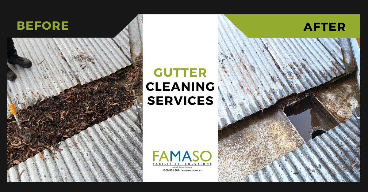 FAMASO5's tweet image. Gutter Cleaning
Our team of professionals is always there to serve you at your single request. To examine how fast our response rate is, give us a call or send us a message, request a free gutter maintenance quote, book with us.

#FAMASO #FAMASOFacilitiesSoultions #Servicefarm
