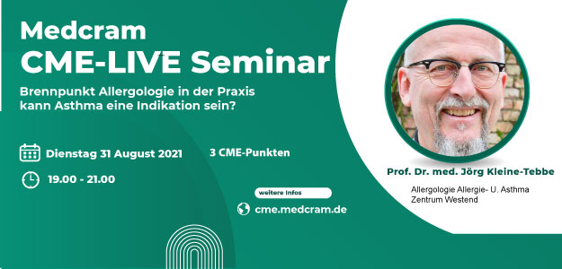 LIVE #CME Brennpunkt #Allergologie in der Praxis kann das wissenschaftlich sein? #Medcram #Webinar
cme.medcram.de/cme-fortbildun…