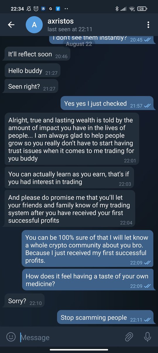 xBonkar's tweet image. Part3
#cryptocurrecy #stopscamming #bitcoin #bitcoinscam 
@C_Capitalist @GreekCryptoComm