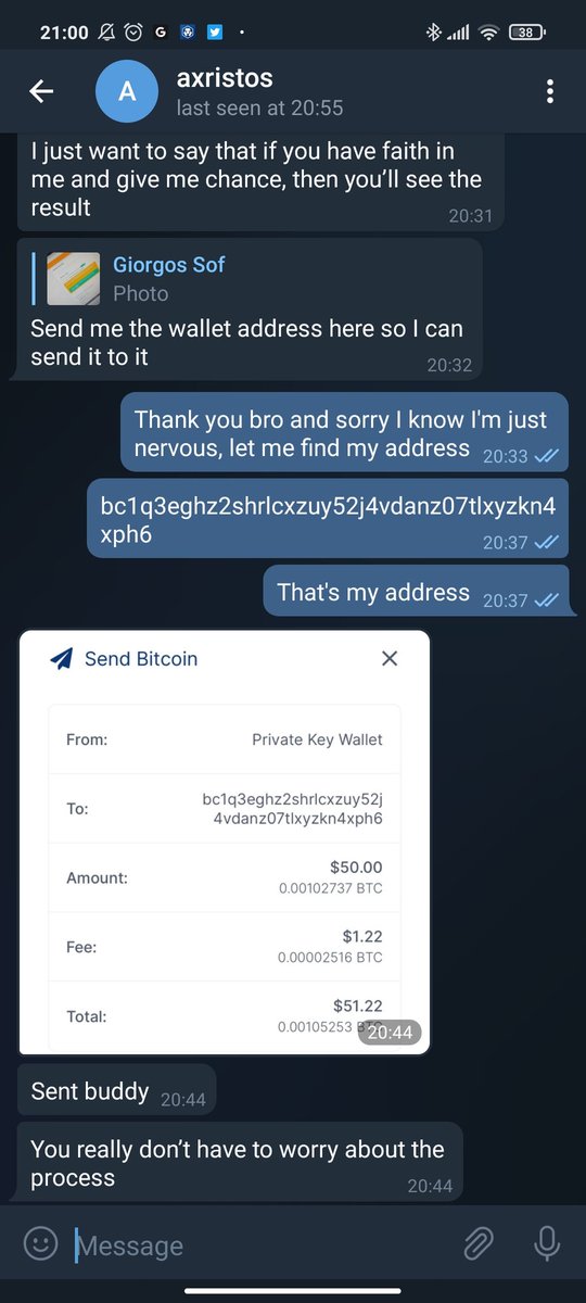 xBonkar's tweet image. Part3
#cryptocurrecy #stopscamming #bitcoin #bitcoinscam 
@C_Capitalist @GreekCryptoComm