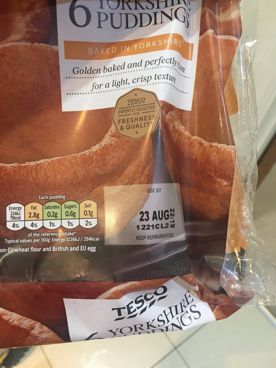 SainaBabaina's tweet photo. @Tesco Bought some yorkshire puds today for my roast dinner. Use by date is tomorrow- 23rd August. Opened them and they are mouldy 🤢 what is going on!? And no I don’t have a receipt, I did self check out and you only get one from there if you select ‘I’d like a receipt’ https://t.co/mNBhDFt1r5