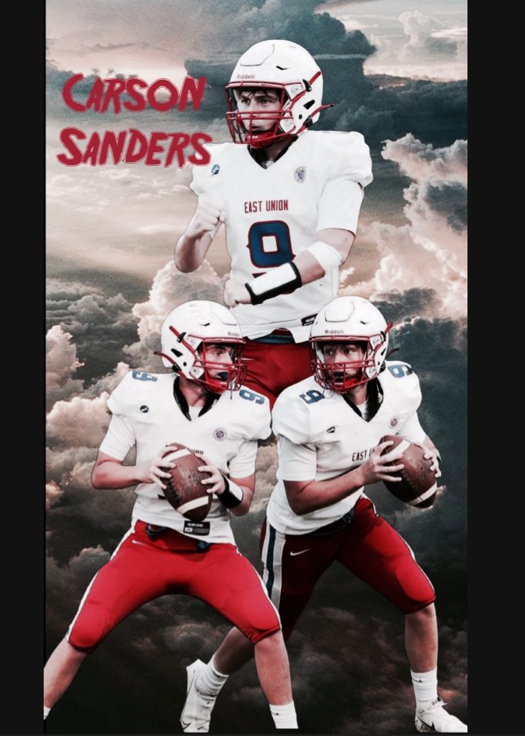 Be on the lookout for this dude! JV QB/LB Carson Sanders!