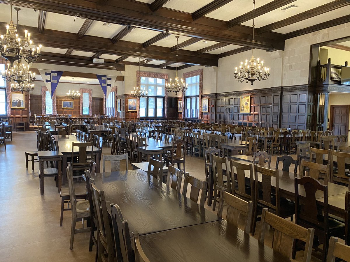 Zack Lehman (@zacklehman) on Twitter photo As they say, a picture is worth 1000 words. Millhiser Dining Room set up for seated meals, an amazing tradition at <a href="/TheHillSchool/">The Hill School</a> for 171 years (minus one). Our first 47 students arrive tomorrow. #OurDoorsAreOpen #WelcomeHome <a href="/HillAlumni/">The Hill Alumni</a> As they say, a picture is worth 1000 words. Millhiser Dining Room set up for seated meals, an amazing tradition at <a href="/TheHillSchool/">The Hill School</a> for 171 years (minus one). Our first 47 students arrive tomorrow. #OurDoorsAreOpen #WelcomeHome <a href="/HillAlumni/">The Hill Alumni</a>