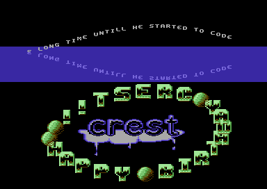 scenehistory's tweet image. Demo of the Week: “One Year Crest” by Crest

Released in August 1989, available for download at csdb.dk/release/?id=683

#c64 #commodore64 #scene #demoscene #history #demo #8bit