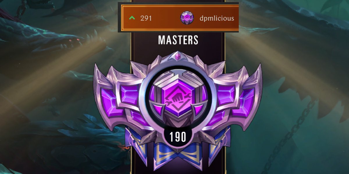 Gave <a href="/PlayRuneterra/">Legends of Runeterra</a> another go. Got Masters and hit rank 291 so far. 

If you're looking to rank up, this deck helps. It's been working for me despite not knowing most cards, decks or the meta.

CECACAYABYBAGAQCBIBQCAAJCUOQKAICAYEQYEJZAIAQCAQ2AECAAAQDAEAQEFQBAIAAOAIDAIBQ