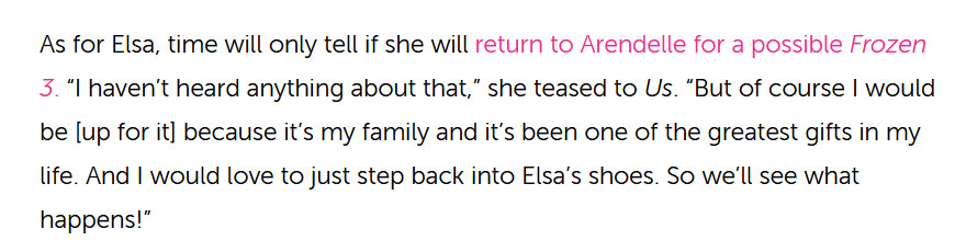 hereisISA's tweet photo. . @idinamenzel talking about Elsa and if she will return to Arendelle gives me life! Yes please, #BringElsaHome ! #AnnaIsHerHome @DisneyAnimation https://t.co/frOjjeBkut