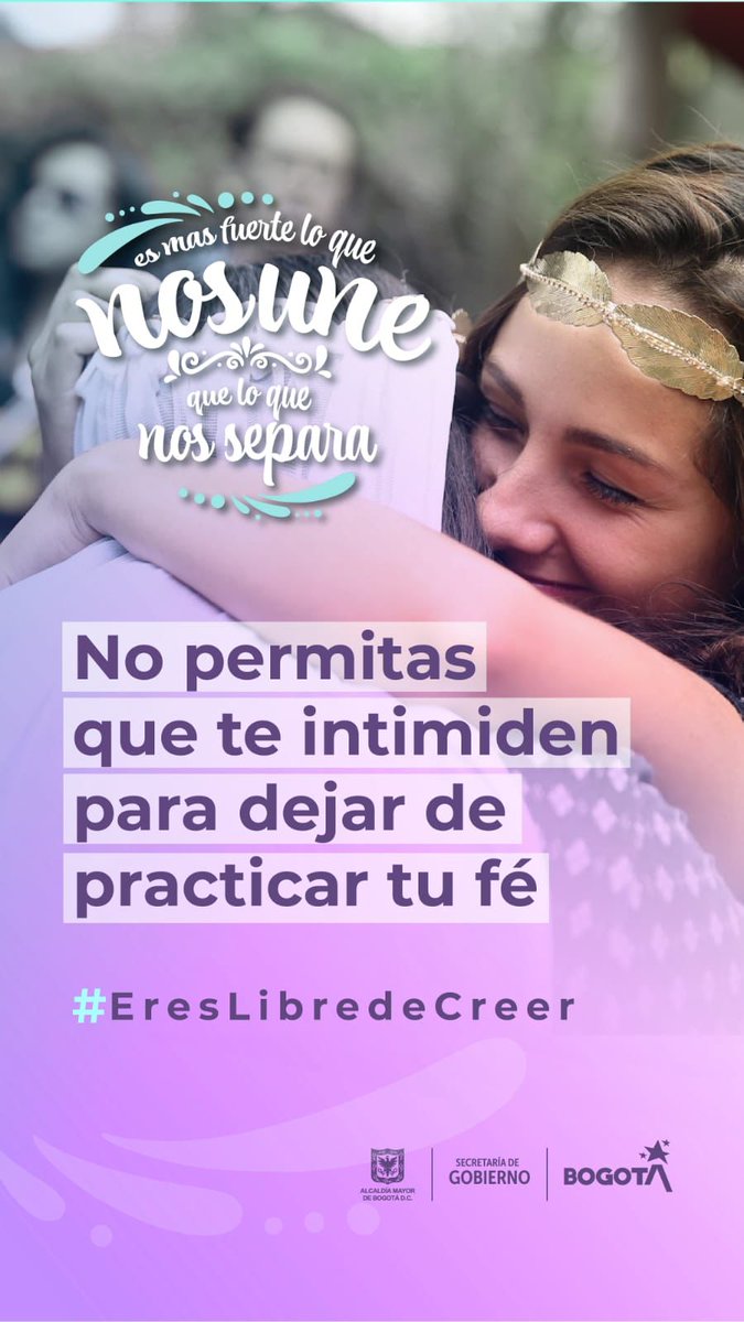 DIEGOTORRES107's tweet photo. La libertad de culto y conciencia es un derecho fundamental. Las religiones son constructoras de tejido social, artífices de la paz y no solo su aporte social es indiscutible, sino que aportan valores a la sociedad.

#EresLibreDeCreer2021 https://t.co/JSGcC7nL8f