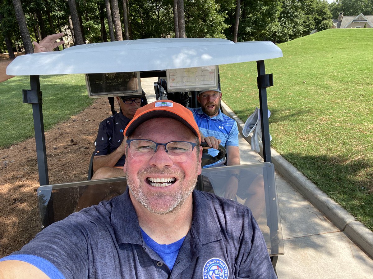 I thought I was safe standing front of two PROFFESSIONAL drivers?! <a href="/ReganSmith/">Regan Smith</a> <a href="/MW55/">Michael Waltrip</a>