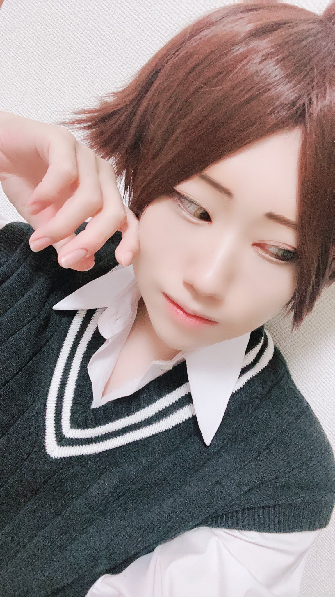 ハイキュー HQ 稲荷崎 角名倫太郎 コスプレ ウィッグ付き