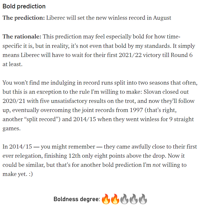 Czech Football First Bold Prediction Fulfilled With Thanks To All The Dear Readers Who D Pointed It Out To Me Before The Kick Off And Sincere Apologies To All The Slovan