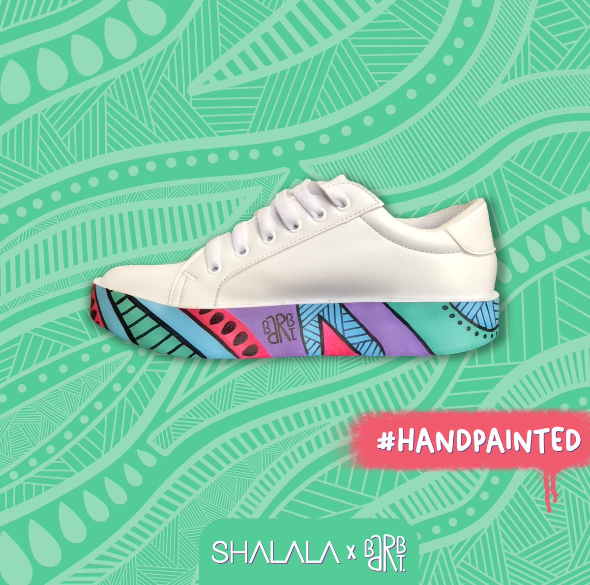 Barbmo_'s tweet photo. El comienzo de un sueño🎨💗✨ Demasiado feliz de ver el resultado de ideas materializado en un producto final increíble! #handpainted #barbart https://t.co/wTUtTfE9Be