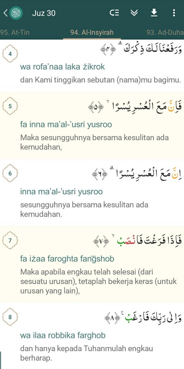 hermionyyye's tweet photo. "Kasih alasan kuat kenapa harus tetap bertahan?"

- Bacalah Surah Al-Baqarah Ayat 155 dan Al-Insyirah Ayat 5-6 https://t.co/9HJv2wF0OR