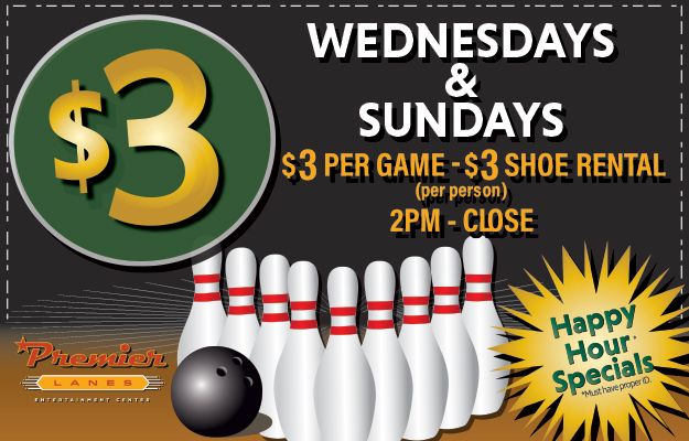 PremierLanesOx's tweet photo. TODAY IS $3 SUNDAY!!! $3 Games and $3 Shoe Rental ALL DAY! 
.
.
.
#premierlanes #rowanoakcafe #threedollarsunday #GroveBar #OxfordMS #OleMiss #RowanOakCafe #Sunday #Bowling https://t.co/Lj7t3u62r0