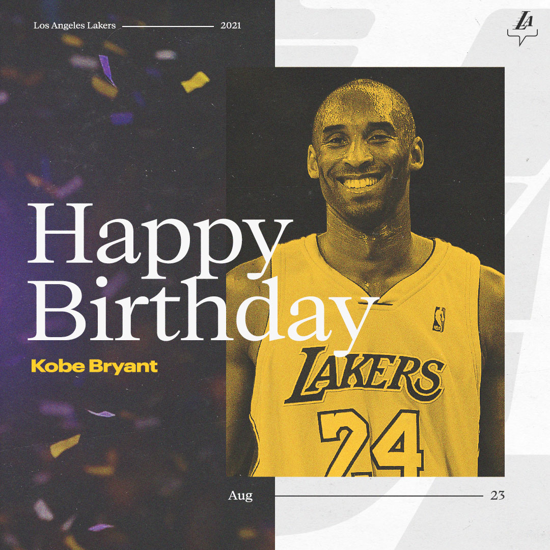 Los Angeles Lakers on X: "Black Mamba. Hall of Famer. Girl Dad. Happy Birthday, Kobe https://t.co/nUs6HwyjqR" / X
