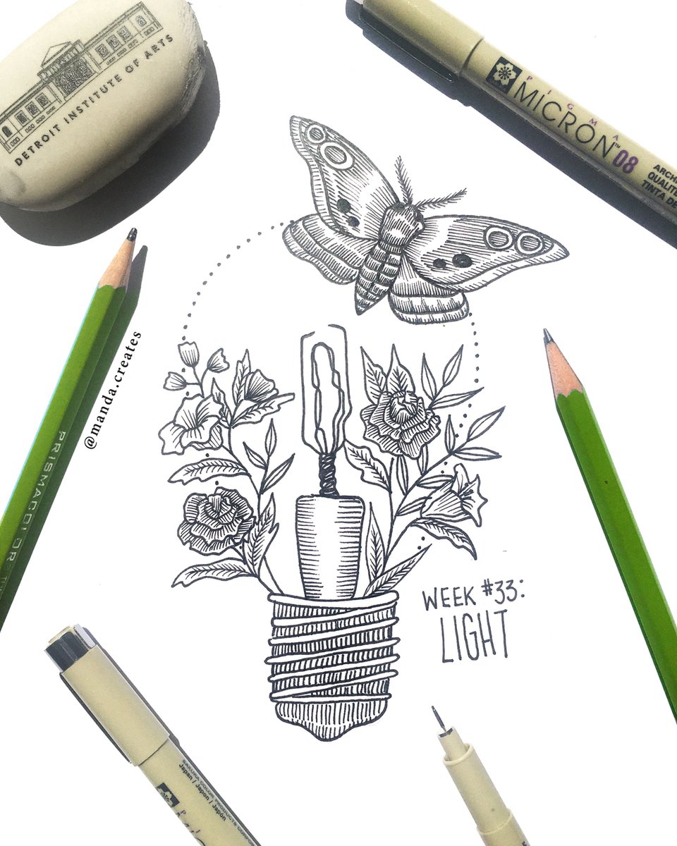 manda_creates's tweet photo. See the light in each other; be the light for each other // Inktober week 33: #Light 💡
•
•
•
#inktober52light #inktoberlight #inktober @inktober #light #lightbulb #moth #lightbulbtattoo https://t.co/2Qqcadeu16