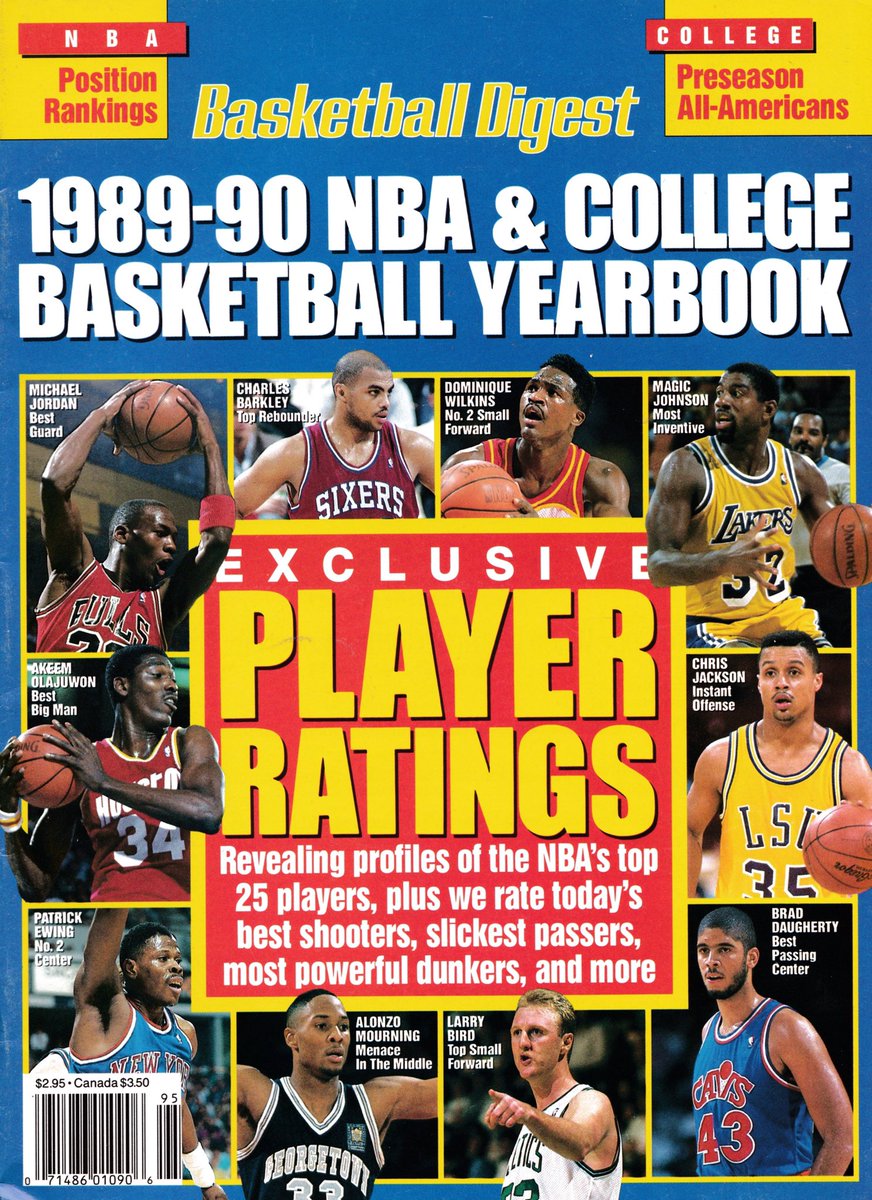 MJ23Covers's tweet photo. Basketball Digest Yearbook, 1989-90 #jumpman23 #MichaelJordan #Jordan #AirJordan #Chicago #Bulls #NBA #NBAHistory #Barkley #Wilkins #Magic #Jackson #Daugherty #Mourning #Bird #Ewing #Olajuwon #BasketballDigest https://t.co/3dyAG9FNGT