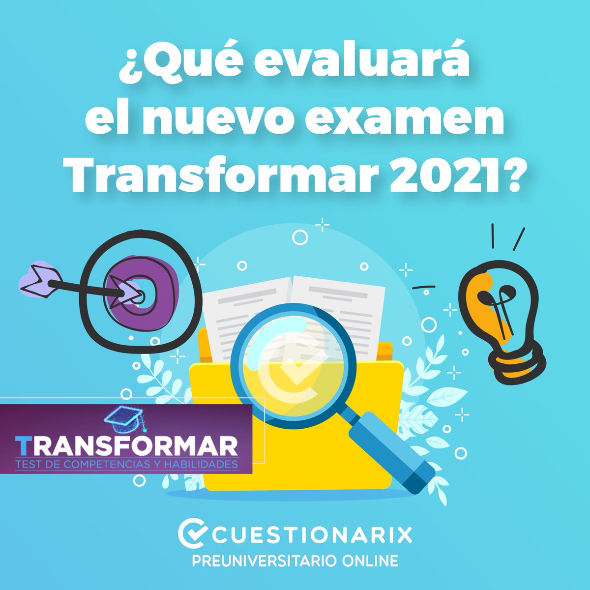 Cuestionarix's tweet photo. 🔴🤓Conoce lo que evaluará el nuevo examen transformar AQUÍ 👉 https://t.co/Bmd59JHXJz
🚨Blog Cuestionarix te informa https://t.co/l6zrGsqmzd