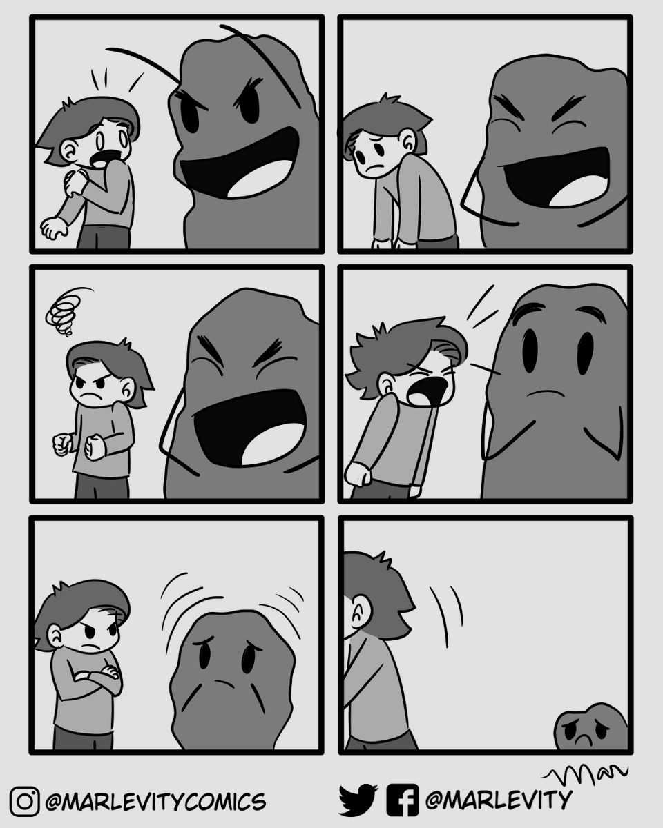 marlevity's tweet photo. Don't be fooled by his sorry face!

#thoughts #comics #webcomics #sliceoflife https://t.co/HwxKu97SOy