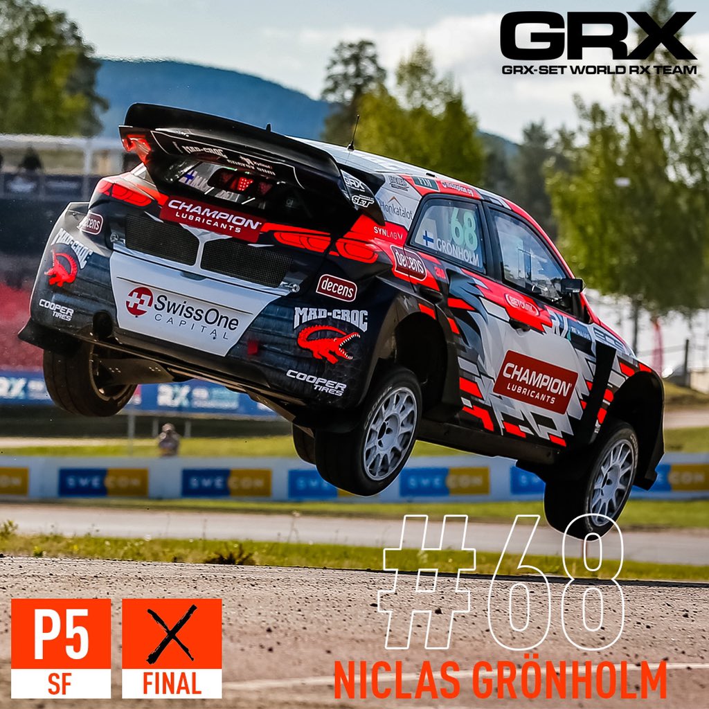 GronholmRX's tweet photo. Niclas Grönholm ends his #TheMagicWeekend action in Semi-final!
Unfortunately, luck hasn’t been the best Niclas’ friend this weekend. Missed joker in Q4, 5s time penalty in SF1 due to corner cutting. Gutting.
#GRXSET #GRX #GronholmRX #SETPromotion #WorldRX #Rallycross #HoljesRX https://t.co/13yJWb7VWY