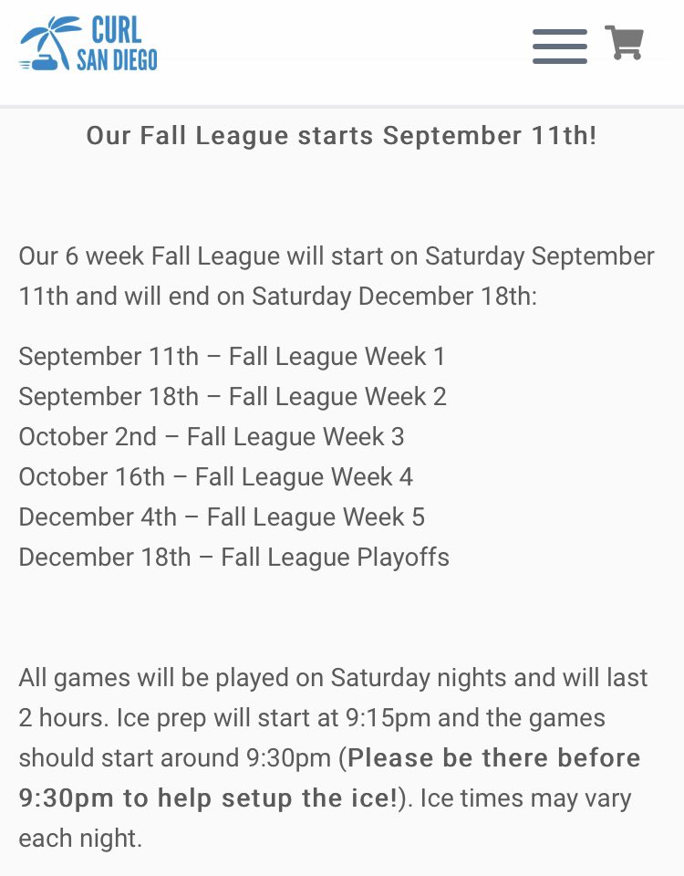 curlsd's tweet image. Thanks to everyone who came to our #LearnToCurl last night. Fall League registration is already open. Head over to our website to reserve your spot. Don’t forget to also add the #CurlSD membership to your cart when registering. #curling #growthegame #growthesport