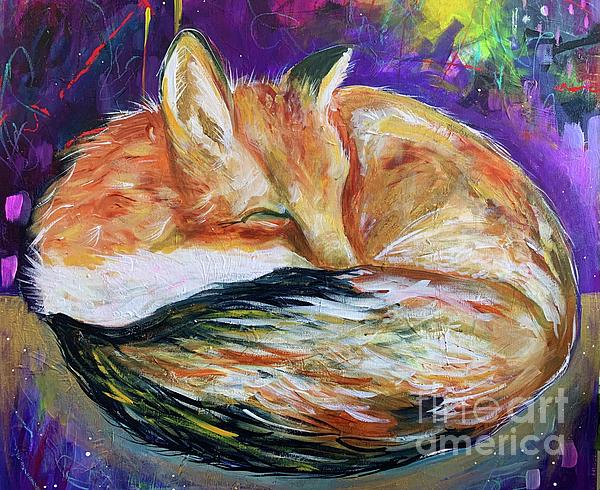 ArtistKimHeil's tweet photo. New artwork for sale! - "Sleepy Fox" - https://t.co/u4rFaitiOx @fineartamerica https://t.co/L1rYdnZvWc