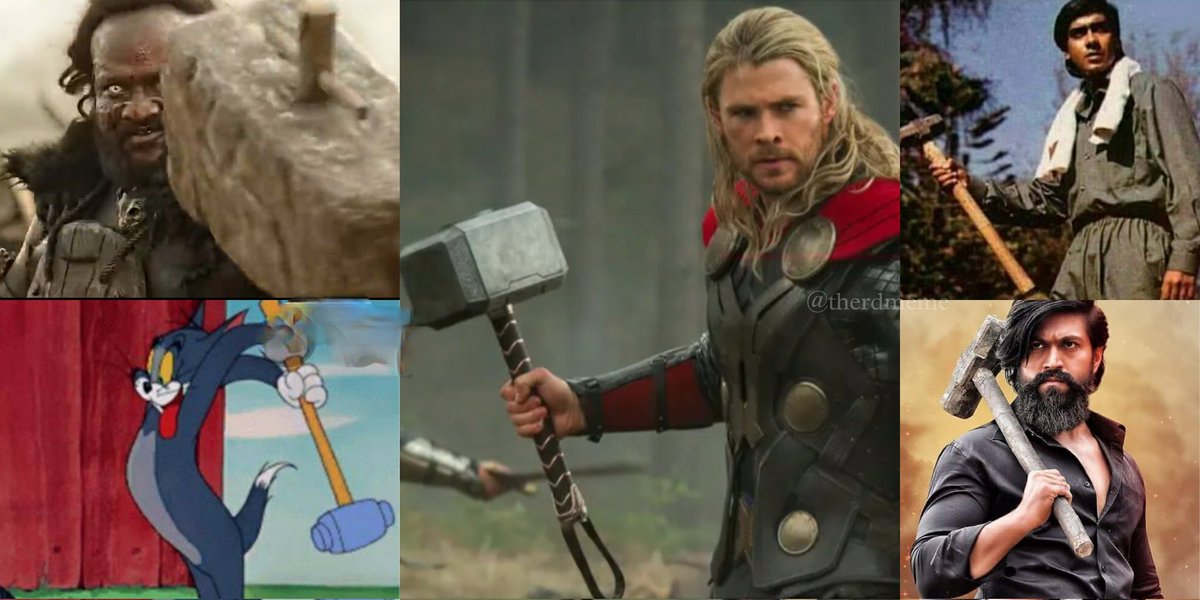 RT @therdmeme: Variants of Thor in the multiverse https://t.co/VIkvO9KFVf