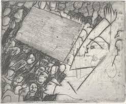 RedFlapcake's tweet image. "Wasted" and "Demostration" by Leopold Lewicki, 1930-s