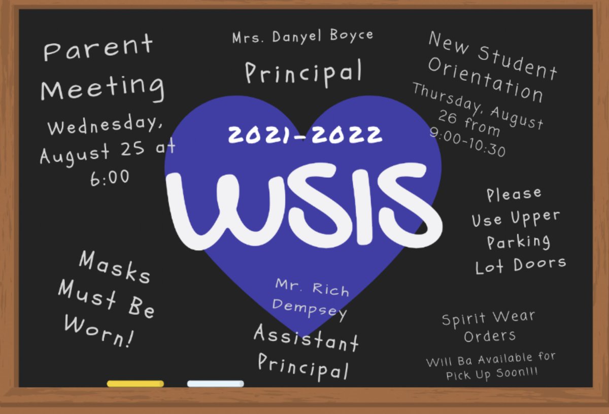 WSIS_Scranton's tweet photo. WSIS Reminders 💙 https://t.co/4rj9LYFfVM