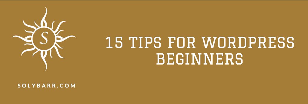 solybarr's tweet photo. New to #WordPress?  Here are 15 tips to help beginners get started on their journey to creating a website.
https://t.co/a0TZjPW2sE
#learnwordpress #wordpressbeginners #wordpresstips #wordpressjourney #createwithwordpress https://t.co/W9kbwl6cQQ