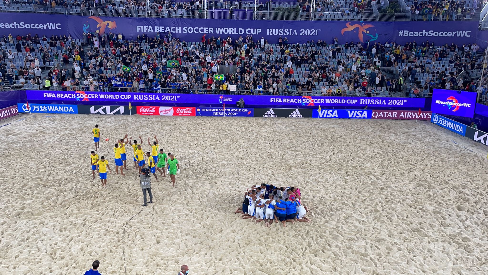 Fatma Samoura on X: "Final score: 🇧🇷4🇸🇻2. Great game with both teams  showing tremendous power & accuracy. @FIFAcom Beach Soccer World Cup.  https://t.co/AyfZAcfzYm" / X