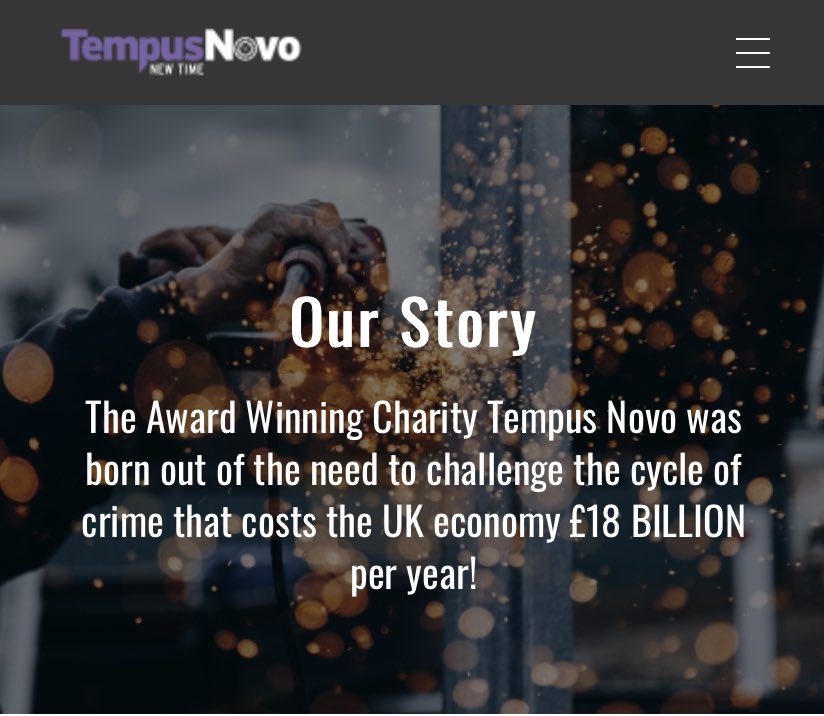 Tempus_novo's tweet photo. Imagine a country where instead of making it almost impossible to get work when people leave prison, we have a model that manages the #risk & helps them into #sustainable #employment. This in turn means #lesscrime #lessvictims & prosperity #NoBrainer. https://t.co/8cceXiwump