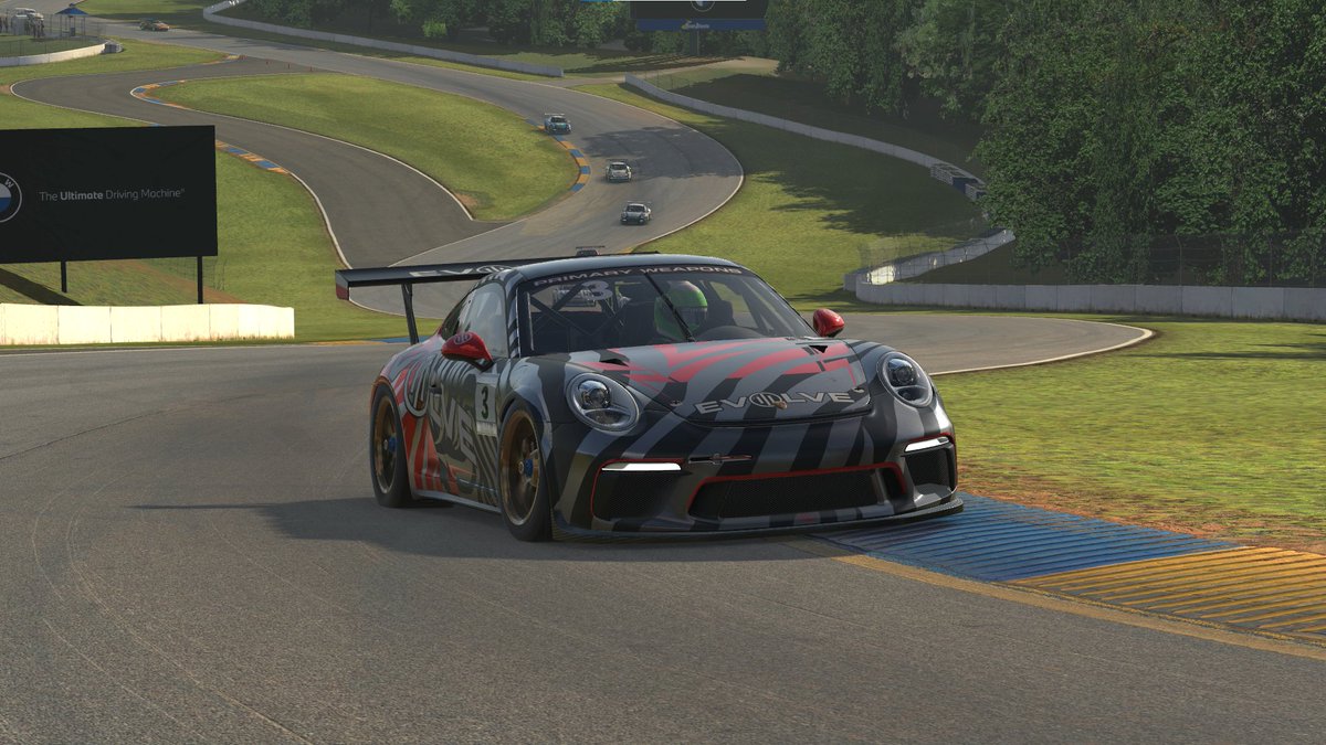 P3 in split 2 in round 4 of PESCQ! Very happy with the pace and the progress made from the previous round. Hopefully I can repeat the strong result at Long Beach next week!

<a href="/EvolveRacingPWS/">Evolve Racing</a>