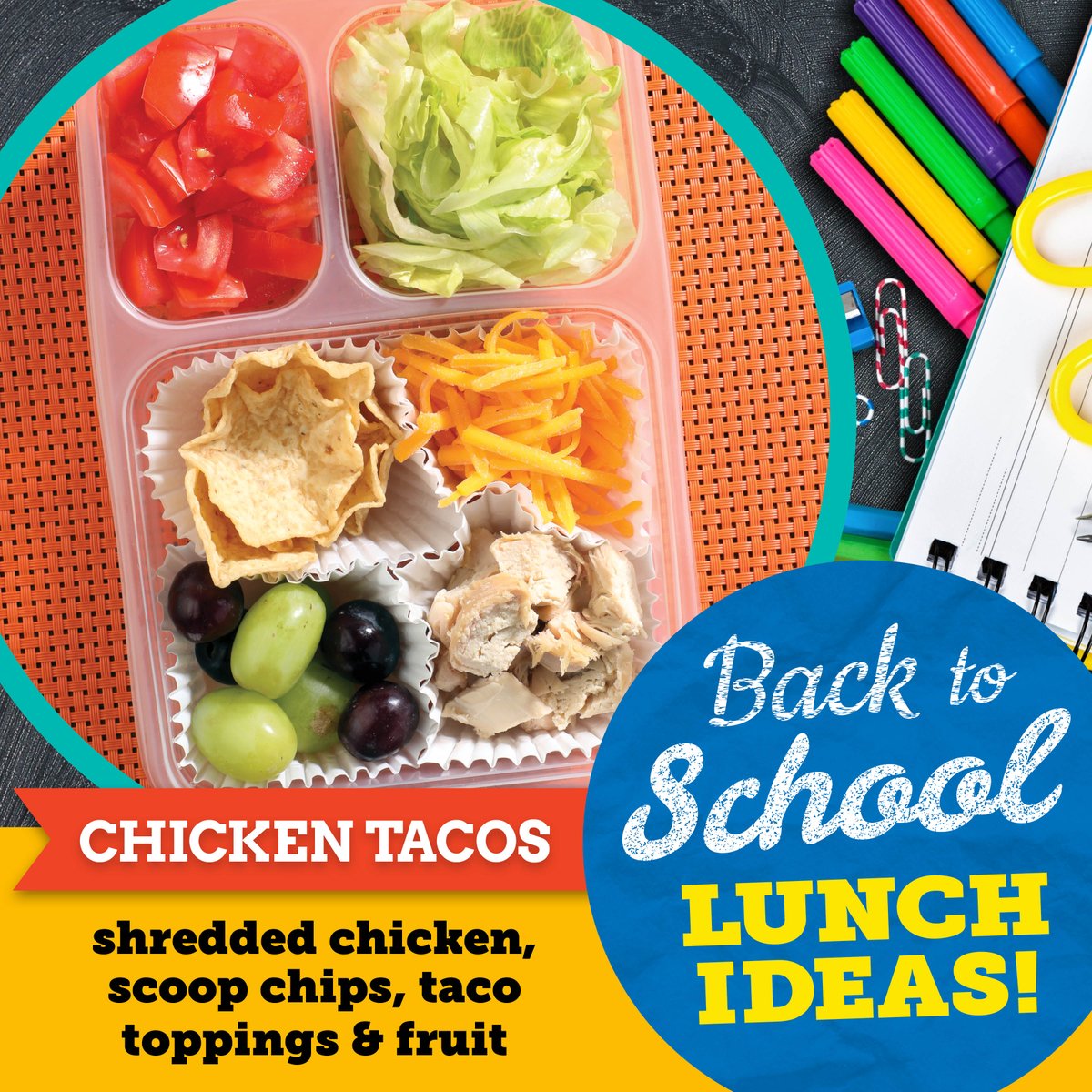 EdwardFoodGiant's tweet photo. Chicken tacos are always a yummy idea! 😋🌮  Get the little ones fueled up with our back to school lunch chicken taco kit suggestion. Your kiddos will be sure to have a specTACOlar day! https://t.co/eP8a8PTkoK