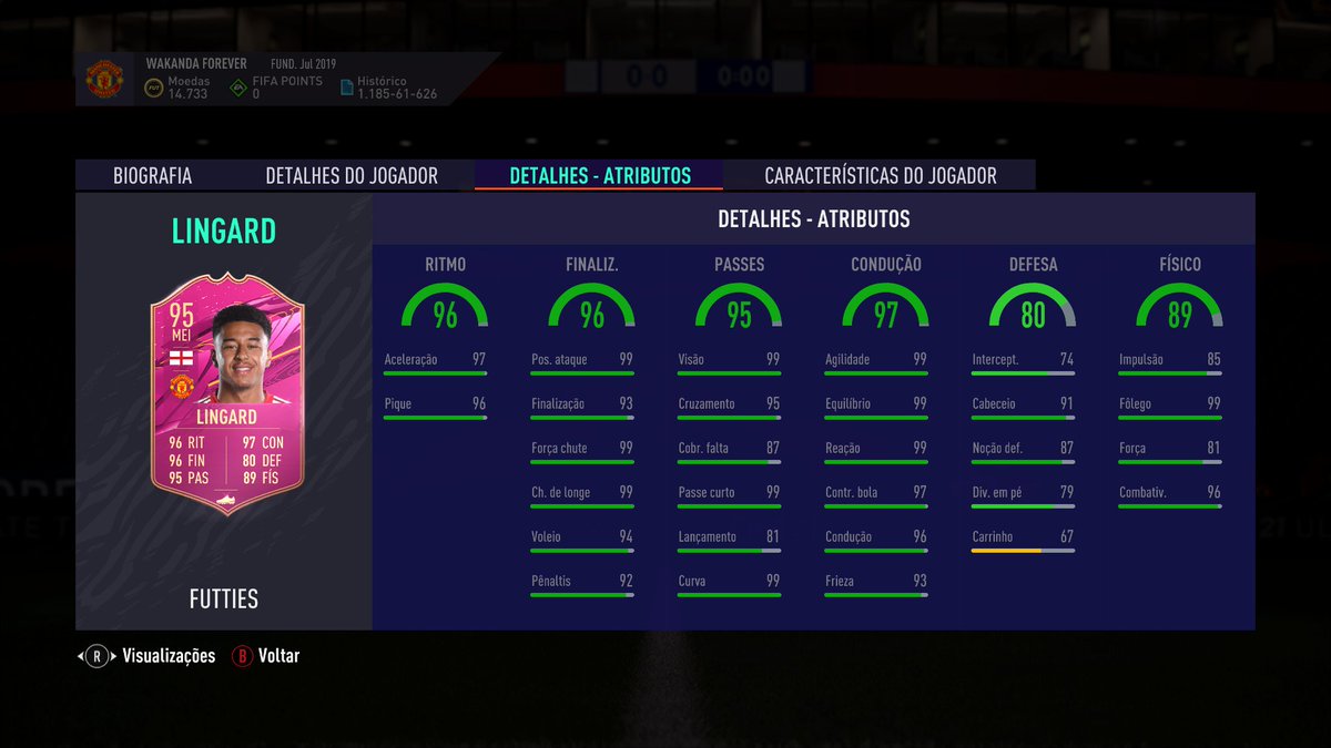 #FIFA21 Conteúdo 14hrs: Hj saiu o dme Ronaldo Fenômeno por 27 elencos, o dme do Lingard e 2 dmes repetiveis por packs