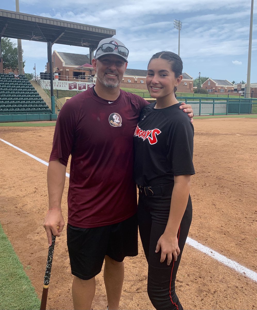 Thank you to everyone at <a href="/FSU_Softball/">Florida State Softball 🥎</a> for putting on a great camp today. Had a blast! <a href="/FSU_CoachWilson/">Travis Wilson</a> <a href="/Coach_Alameda/">Lonni Alameda</a> <a href="/TCam_FSUSB/">Troy Cameron</a>