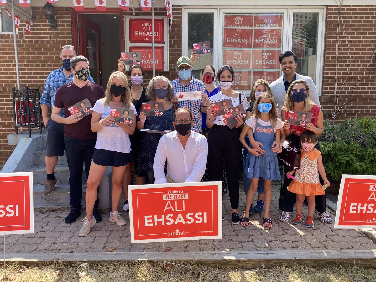 azijangravi's tweet photo. We’re campaigning for @AliEhsassi #goLiberal Ali is the best choice to support Canadians https://t.co/nl9NF2opb7