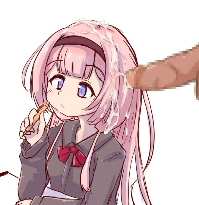 #odaibako_n0signa1_000 https://t.co/zWdURKxXRs 
お題箱より:sousngちゃんの髪にぶっかけ 