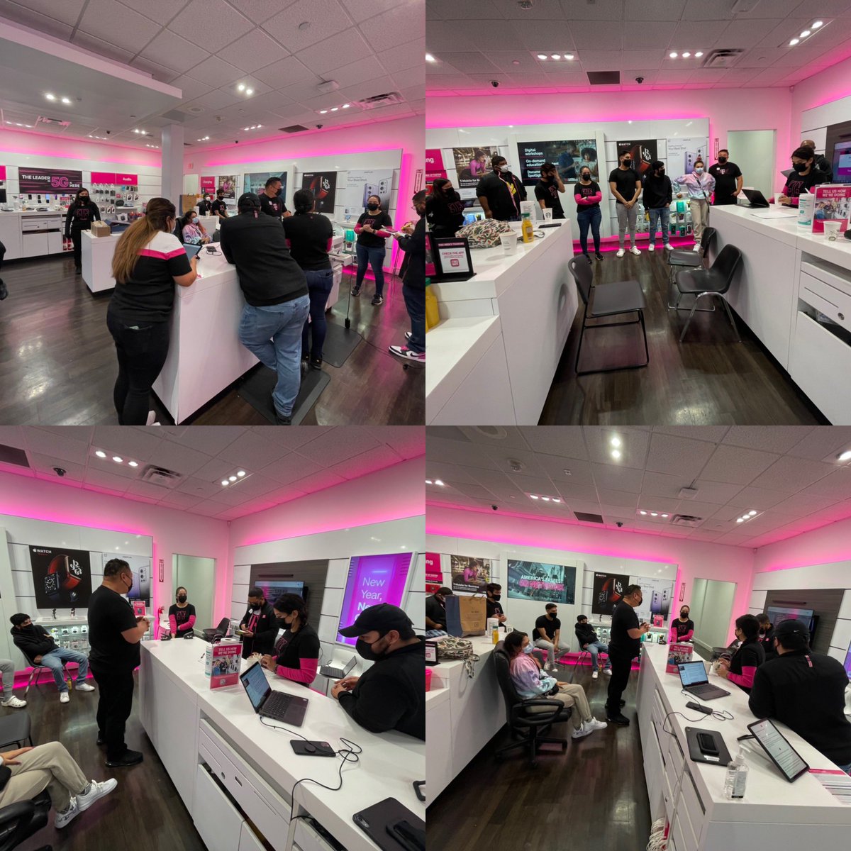 CathyCrumbs's tweet photo. Such a fun huddle up today! Team #MomeyMarina partnered with #Beastfair and had the best time! Thanks for hosting and shout out to our awesome CLL team !! #AllIn #SprintForward #BAMily @TracyNolan_ @JacksonTingley @AdrianVanHooser @DejaMinusTheVu @TheUnRSM @JanetteMartine8 https://t.co/tpCIrpFSdU