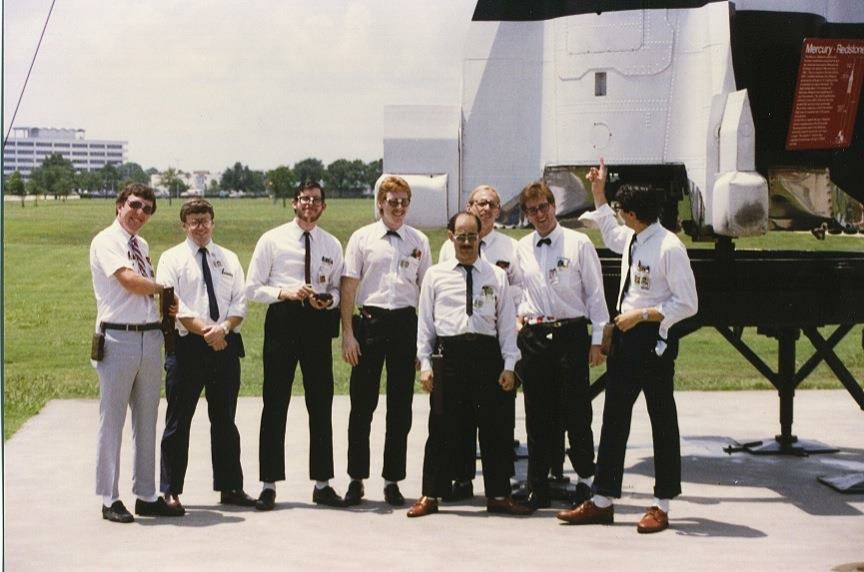 Astro_Clay's tweet photo. 1983, @NASA/Houston. #RocketPark Nerds and me… https://t.co/tdMRHp1wz1