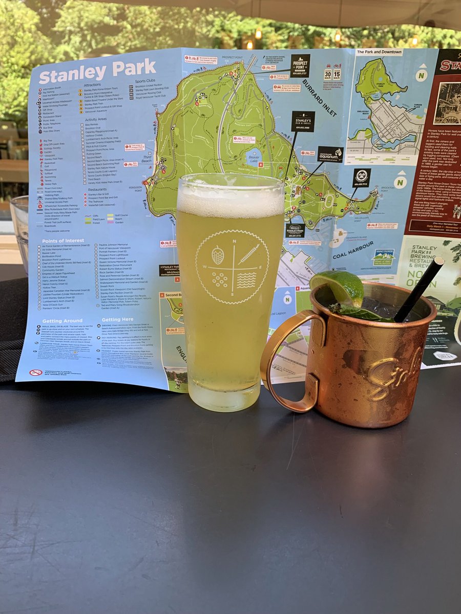 handley5's tweet photo. Hiking and hydrating in Stanley Park! https://t.co/CRvsYl59Gd