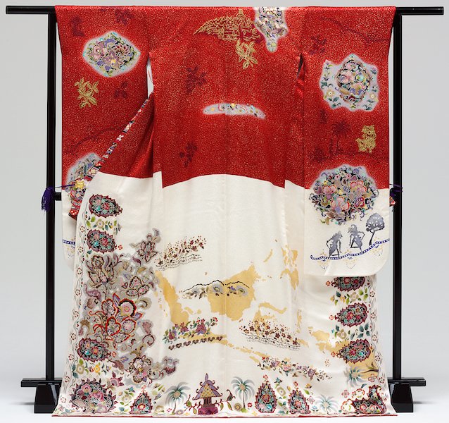 Parade of Nations - #Indonesia
    Indonesia formed its National Olympic Committee in 1946 and participated in its first Olympics as a country at the 1952 Helsinki Summer Olympics. #kimono #imagineoneworldkimonoproject #Tokyo2020 
https://t.co/L01dBwxSFX https://t.co/bI5CV8R6IH