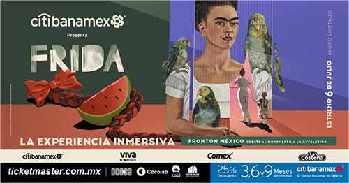 frontonmexicoce's tweet photo. Contamos con 10 funciones diarias de 10 am a 7 pm, que inician cada hora; si entraste a mitad de la experiencia, podrás quedarte al inicio del siguiente ciclo.

🎟️ https://t.co/UYa4n34mpz
#FridaInmersiva #Arte #Instalación #CDMX #Entretenimiento https://t.co/eld4BtVXyo