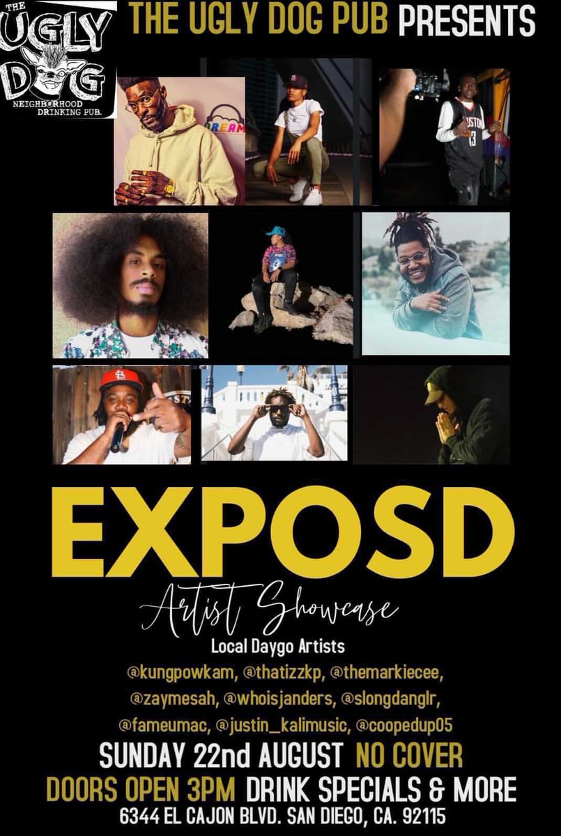 SlongDanglr's tweet photo. performing TONIGHT @5 some new reggae hits off of my new upcoming project “Good Vibez I’ll be at the @theuglydogpubsd August 22 @SlongDanglr live performance come thru Show love and support your local artist #EXPOSD #slongdanglr #sandiegomusicscene #weoutside‼️ https://t.co/fpx0vId6fY