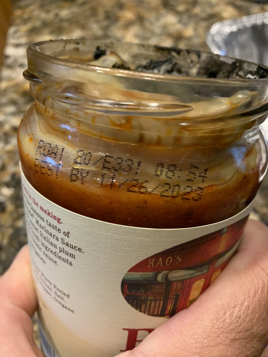 minnie2499's tweet photo. @RaosHomemade Today I was just trying to make some dinner for my family and I found this when I opened the jar 🤢 https://t.co/8DpBXdRODG